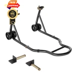 Specstar Motorcycle Stand, 441 Capacity Rear Wheel Lift Lbs, Black. Fixed Price $95.99.
