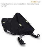 Budge Sportsman SM-8-R Black Polyester Snowmobile Cover Xl Universal Fit. Fixed Price $59.99.