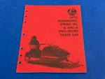 1970 Rupp Snowmobile Oem Parts Manual Book Magnum 440X Sprint Sno-sport M634 M29. Fixed Price $30.95.