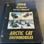 1994 Arctic Cat Zr Snowmobile Service Manual P/n 2255-008 (278). Fixed Price $35.99.