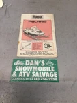 Manual Maintenance & Owner's Safety # 9911455 Polaris 1989 Snowmobile. Fixed Price $35.69.