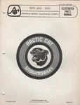 1975 Arctic Cat Snowmobile JAG-340 Parts Manual 0185-059 (860). Fixed Price $23.98.