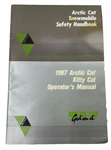 1987 Arctic Cat Kitty Kat Operator's Manual Snowmobile Safety Handbook. Fixed Price $49.99.