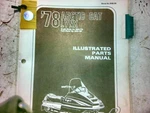 1978 Arctic Cat Snowmobile Lynx Illustrated Parts Manual 0185-101 M238. Fixed Price $10.00.