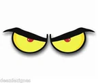 Eyeball Stickers Angry Decals 1 Set Pick Size Width For Each Single. Fixed Price $5.24.