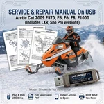 Arctic Cat F570 F6 F8 F1000 2009 Service Repair Shop Manual On Usb. Fixed Price $23.99.