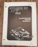 Original '77 Arctic Cat Z Illustrated Parts Manual 0185-080 Vintage 26 Pg. Fixed Price $29.99.