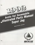 1992 Arctic Cat Snowmobile Super Jag Parts Manual 2254-747 (266). Fixed Price $23.98.