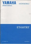 1993 Yamaha Snowmobile ET410TRT LIT-12628-01-46 Owners Manual (174). Fixed Price $29.68.