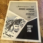 Johnson Snowmobile Skee-horse Service Manual 1969 Model J1592 + J2096 Rare!. Fixed Price $26.52.
