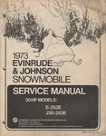 1973 Evinrude Johnson Snowmobile 30HP Service Manual 406187 (337). Fixed Price $36.28.