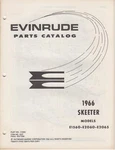 1966 Evinrude Skeeter Snowmobile Parts Manual. Fixed Price $36.29.