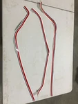 Nos Polaris 79 Apollo Gemini Hood Stripe 250 340 Vintage 7071549 7071550 7071551. Fixed Price $32.00.