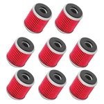 8-PACK Oil Filters Fits Yamaha YFZ450R YFZ450W YFZ450X Raptor 250. Fixed Price $31.92.