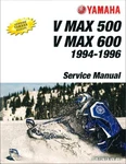 1994-96 Yamaha Max ( VX500/VX600 ) Snowmobile Service Repair Manual Cd. Fixed Price $13.00.