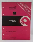 John Deere 440 Sportfire Snowmobile Dealer Service Manual OM-M69158 Issue F1. Fixed Price $12.25.