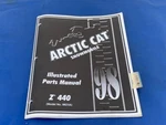 1998 Arctic Cat Z440 Z-440 Snowmobile Printed Parts Manual Original Book. Fixed Price $13.95.