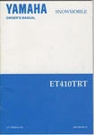 1993 Yamaha Snowmobile Enticer ET410TRT LIT-12628-01-46 Owners Manual (695). Fixed Price $30.78.