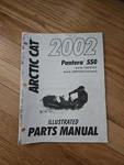 2002 Arctic Cat Pantera 550 Snowmobile Illustrated Parts Manual 2256-512. Fixed Price $5.00.