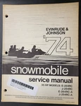 1974 Evinrude & Johnson 35 Hp Models Vintage Service Manual Oem 406221. Fixed Price $29.95.
