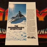 81 John Deere 440 Sportfire Snowmobile Poster Vintage Sled Jd. Fixed Price $21.88.
