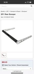SP1 Rear Bumper SM-12682 Polaris 600 PRO-RMK/800 ASSAULT/800. Fixed Price $50.00.