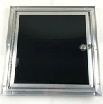 Black Fuel Door For Atv And Snowmobile Trailers - 14" X. Fixed Price $123.99.