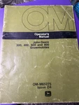 John Deere 300/400/600/800 Snowmobile Owner Operator's Manual OM-M65275. Fixed Price $15.00.