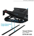 Polaris Oem 15'-25' Indy/rush/patriot 129-146 Vespel Hyfax Slides, Pair -2889115. Fixed Price $279.99.