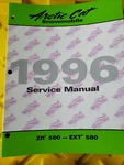 Arctic Cat 1996 Service Manual Zr, Ext 2255-311. Fixed Price $6.00.