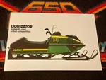 76 John Deere Liquidator Snowmobile Poster Vintage Sled Hot Competition. Fixed Price $21.88.