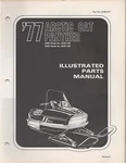 1977 Arctic Cat Snowmobile Panther P/n 0185-071 Parts Manual (587). Fixed Price $28.58.