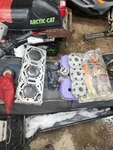 1994 Polaris 580 Triple Xlt Head And Gasket Set. Fixed Price $350.00.