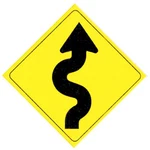 Voss Signs 501WTA Yellow .050 Plastic Reflectivesign 12". Fixed Price $15.94.