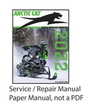 Arctic 2022 Zr 9000 Thundercat Snowmobiles Service Manual On Paper. Fixed Price $48.95.