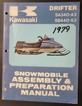 Kawasaki Drifter SA340-A3 SB440-A3 Assembly & Preparation Manual Oem 99964-3512. Fixed Price $19.99.