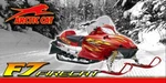 Arctic Cat Snowmobile Racing Snocross Garage Trailer Vinyl Sign 2' X 4'. Fixed Price $34.99.