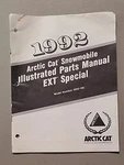 1992 Arctic Cat Ext Special Illustrated Parts Manual Snowmobile. Fixed Price $15.00.