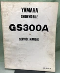 Genuine Yamaha LIT-12618-00-06 Snowmobile GS300A Service Manual 1976. Fixed Price $14.41.