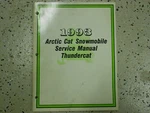 1993 Arctic Thundercat Service Repair Workshop Manual Oem 2254-831. Fixed Price $59.99.