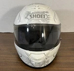 Shoei Qwest Sonoma/floral Design/ Motorcycle Helmet/clear Visor/ Size. Fixed Price $175.00.