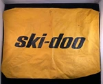 Vintage Yellow Snowmobile Vinyl Accessories Bag Trail Riding. Fixed Price $35.00.