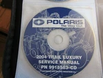 Polaris 2004 Trail Luxury Snowmobile Service Manual On Disk #9918583-CD. Fixed Price $15.00.