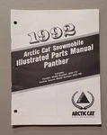 1992 Arctic Cat Panther Illustrated Parts Manual Snowmobile. Fixed Price $15.00.