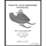 Amf Ski Daddler Mark Iv , Snowmobile Service & Parts Manual 62 Pages 1969-70. Fixed Price $19.95.