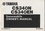 1989 Yamaha CS340N, CS340EN LIT-12628-01-10 Snowmobile Owners Manual (212). Fixed Price $35.98.