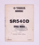 Yamaha Service Manual SR540D Part Number LIT-12618-00-31. Fixed Price $14.99.