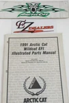 Arctic Snowmobile 1991 Wildcat Efi Illustrated Parts Manual 2254-662. Fixed Price $14.99.
