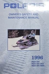 1996 Polaris Indy 500 Sks,rmk Snowmobile Owners Safety & Maintenance Manual. Fixed Price $25.00.