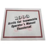Arctic 1993 Thundercat Operators Manual, 2254-848. Fixed Price $28.75.